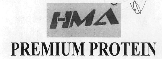 Hma Premium Protein (device) Device mark 2527173 Trademark