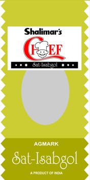 Shalimar’s Chef Sat-isabgol Device mark 6600067 Trademark