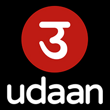 Udaan ( Logo & Device With Black Backgournd ) Device mark 6604661 Trademark
