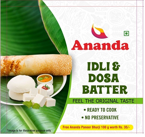 Ananda Idli & Dosa Batter Device mark 6606212 Trademark