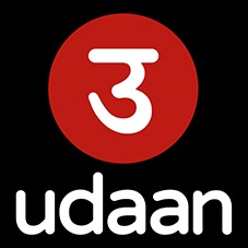 Udaan ( Logo And Device) With Black Back Ground Device mark 6605833 Trademark
