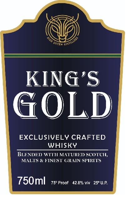 King’s Gold Exclusively Crafted Whisky Device mark 6610369 Trademark