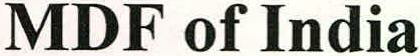 Mdf Of India. Device mark 2267930 Trademark