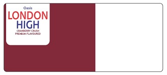 Oasis London High Cranberry Crush Premium Flavoured Device mark 6618882 Trademark