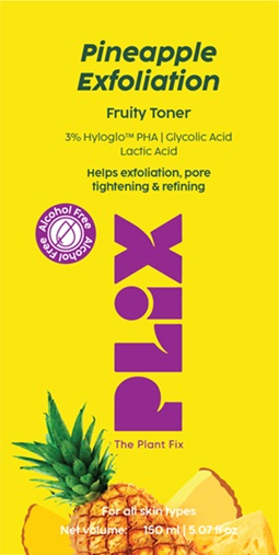 The Plant Fix Plix Pineapple Exfoliation Fruity Toner Device mark 6621226 Trademark