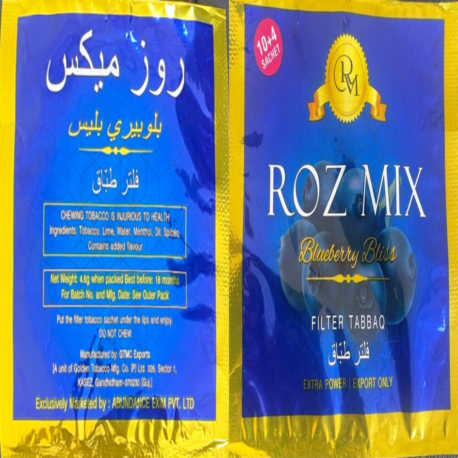 Roz Mix Blueberry Device mark 6625512 Trademark