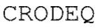Crodeq Device mark 6626202 Trademark
