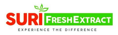 Surifresh Extract With Tagline Experience The Difference Device mark 6629353 Trademark