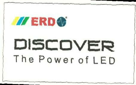 Erd Discover The Power Of Led (label) Device mark 2435557 Trademark