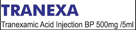 Tranexa - Tranexamic Acid Injection Bp 500mg/5ml Device mark 6631873 Trademark