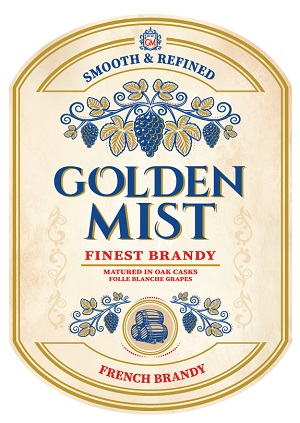Golden Mist Finest Brandy Device mark 6632002 Trademark
