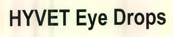 Hyvet Eye Drops Device mark 2548576 Trademark