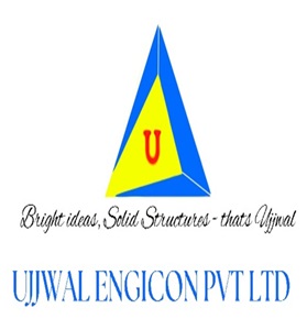 Logo In Triangular Shape With Word U Along With The Name Ujjwal Engicon Private Limited And Tag Line Device mark 6634209 Trademark