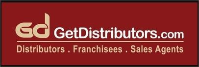 Getdistributors.com; Distributors, Franchisees, Sales Agents Device mark 6634952 Trademark