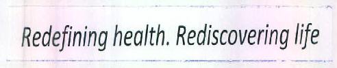 Redefining Health. Rediscovering Life Device mark 2943459 Trademark