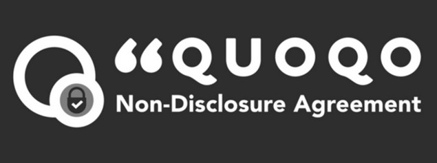 Quoqo Non-disclosure Agreement Device mark 6640201 Trademark