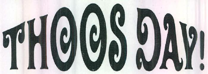 Thoos Day! Device mark 2630106 Trademark