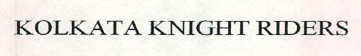 Kolkata Knight Riders Device mark 2384275 Trademark