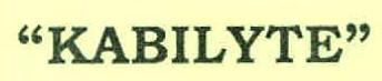 "kabilyte" Device mark 2724781 Trademark