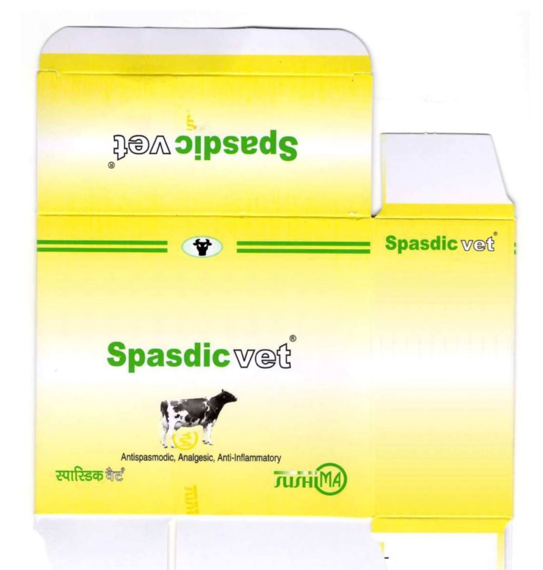 Spasdic Vet (label) Device mark 6648955 Trademark