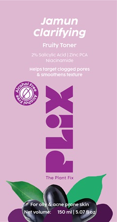 The Plant Fix Plix Jamun Clarifying Fruity Toner Device mark 6662646 Trademark