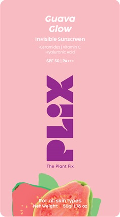 The Plant Fix Plix Guava Glow Invisible Sunscreen Device mark 6662649 Trademark