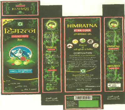 Himratna Xtra Cool Ayurvedic Oil Device mark 2974777 Trademark