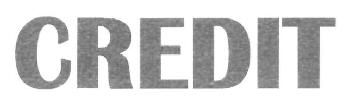Credit (device) Device mark 2815097 Trademark