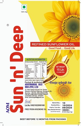 Aom Sun ‘n’ Deep Device mark 6671433 Trademark