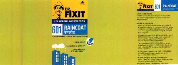 Dr. Fixit 601 Raincoat Device mark 2467501 Trademark
