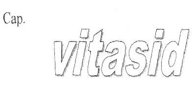 Cap. Vitasid (label) Device mark 2596478 Trademark