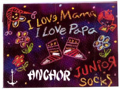 Anchor Junior Socks Device mark 2972840 Trademark