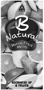 B Natural Mixed Fruit Merry Device mark 2952632 Trademark