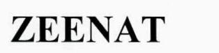 Zeenat Device mark 2681203 Trademark