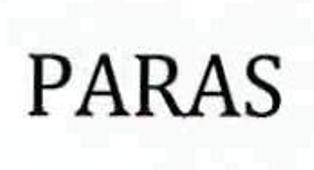 Paras Device mark 2510916 Trademark