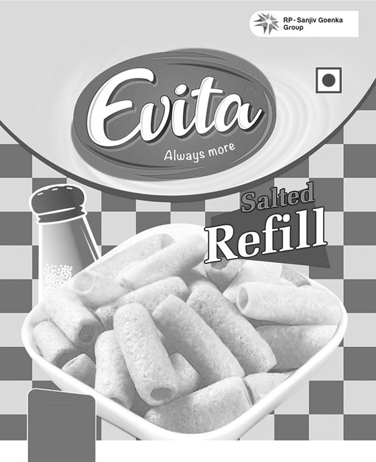 Evita Label In Black & White Device mark 6676927 Trademark