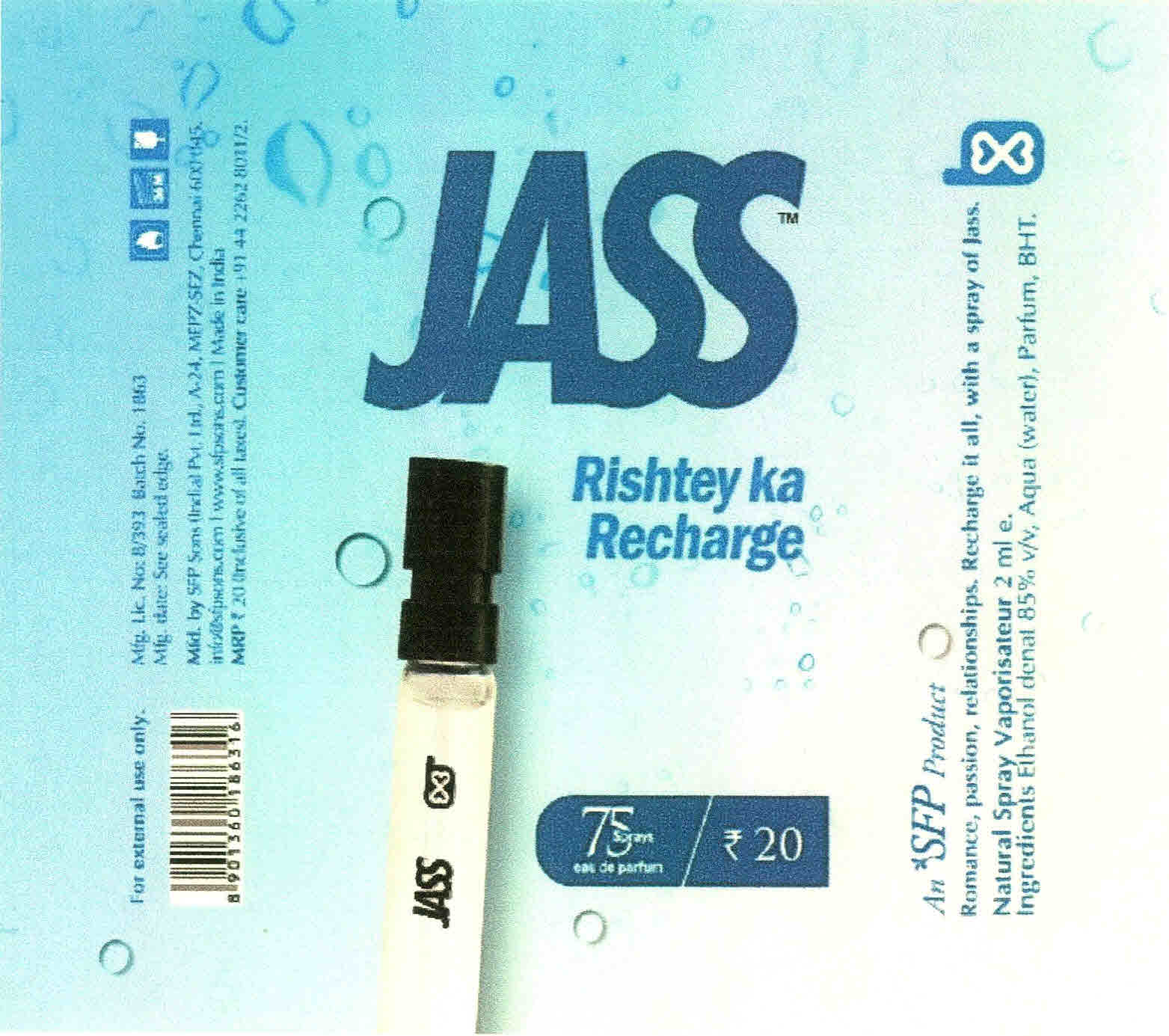 Jass Rishtey Ka Recharge Device mark 2648179 Trademark