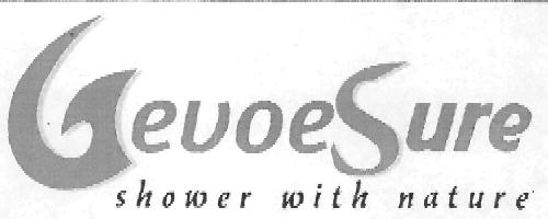 Gevoe Sure (label) Device mark 2729057 Trademark