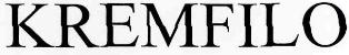 Kremfilo Device mark 2781314 Trademark