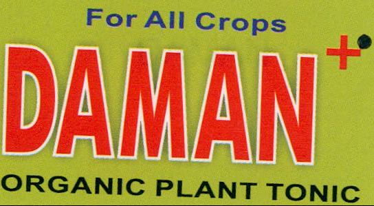 Daman+ Organic Plant Tonic Device mark 2141127 Trademark