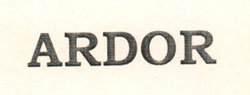 Ardor Device mark 2615298 Trademark