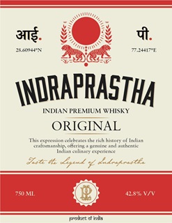 Label Of Indraprastha Indian Premium Whisky Device mark 6686210 Trademark