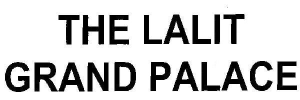 The Lalit Grand Palace (device) Device mark 2469798 Trademark