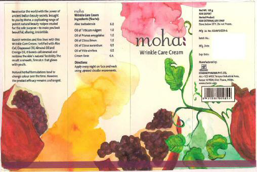 Moha Wrinkle Care Cream Device mark 2467839 Trademark
