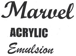 Marvel Acrylic Emulsion Device mark 2097317 Trademark