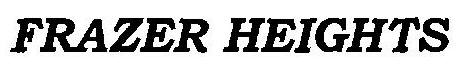 Frazer Heights (device) Device mark 2513061 Trademark