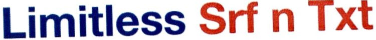 Limitless Srf N Txt Device mark 2456782 Trademark