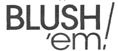 Blush/em (device)) Device mark 2337992 Trademark