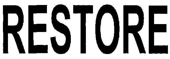 Restore (logo) Device mark 2269782 Trademark
