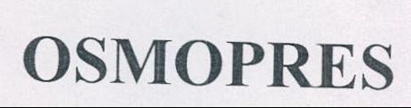 Osmopres Device mark 2178418 Trademark